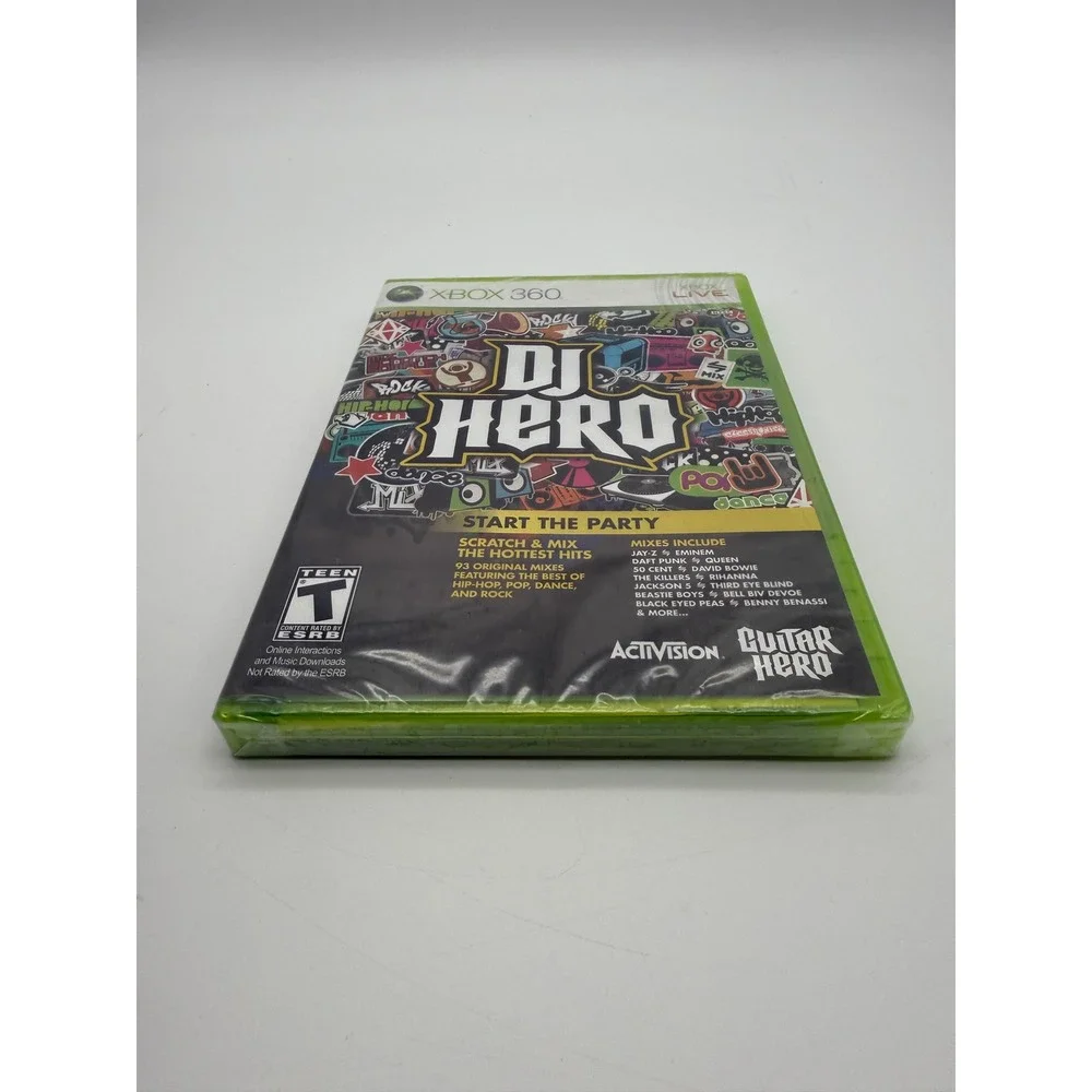 DJ Hero Xbox 360 Game New Factory Sealed Not For Resale Edition Activision